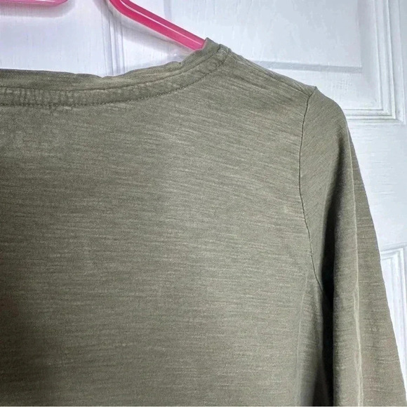 Carroll Reed Shirt 3/4 Length Sleeves Green Size Small - Picture 16 of 16